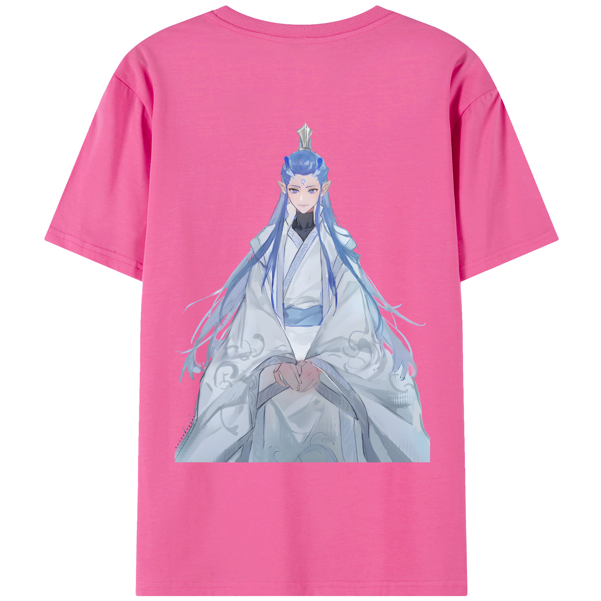 （画像用） Ne Zha 2 ナタ 魔童の大暴れ レディース半袖Tシャツ(バックプリント)